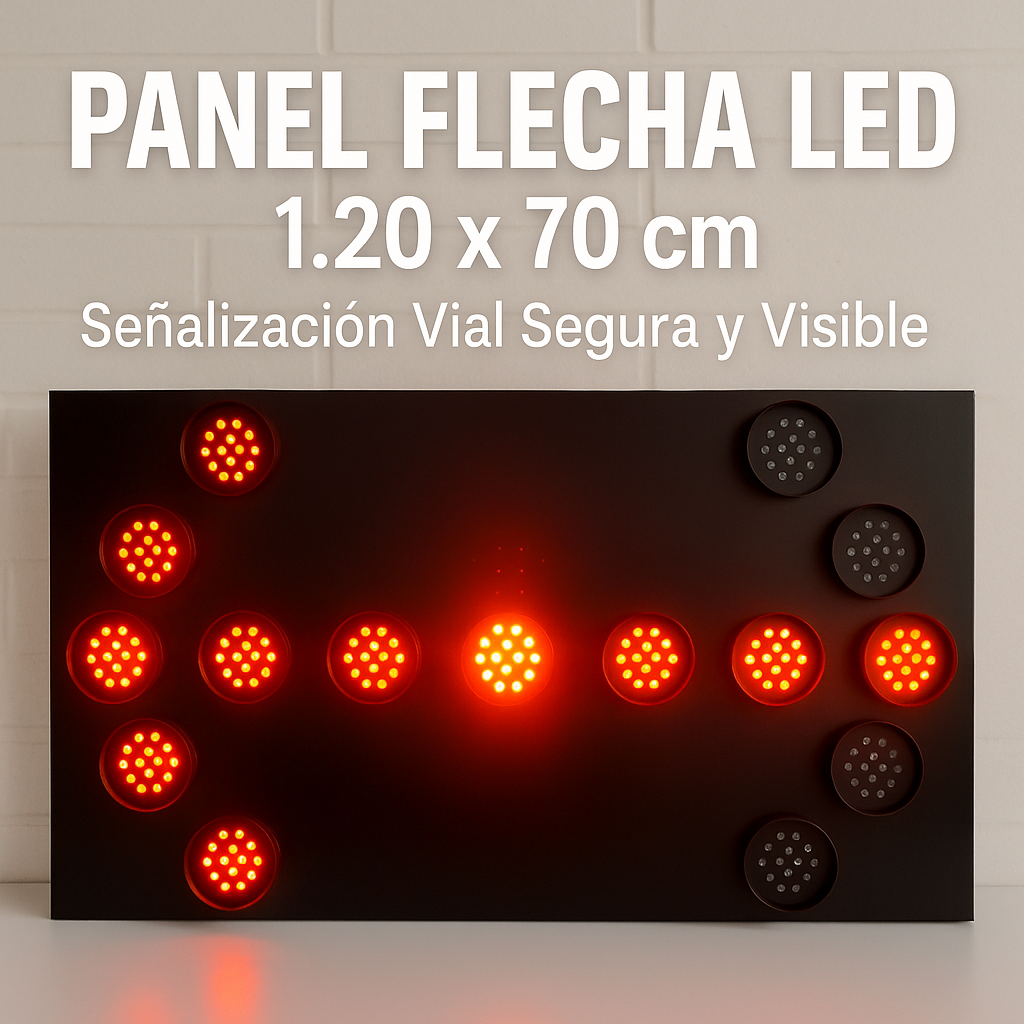 panel flecha led 120 x 70 senalizacion vial Panel flecha dinamica Lad